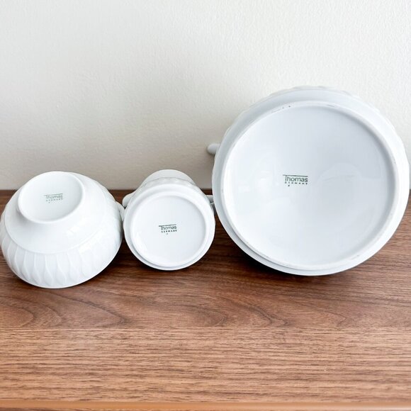 Vintage White Thomas Germany Porcelain Coffee Set - Picture 8 of 9